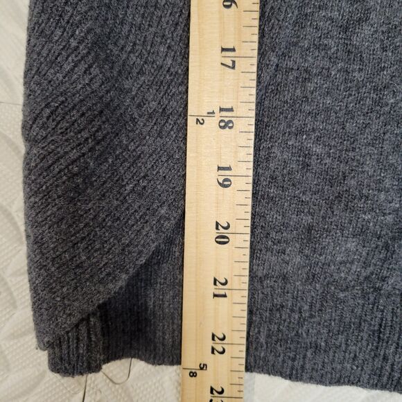 Allsaints Womens Sweater Size 4 Charcoal Gray Agari Jumper Lambswool Angora - Picture 10 of 11